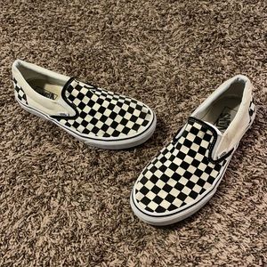 Checkered Vans- SOLD
